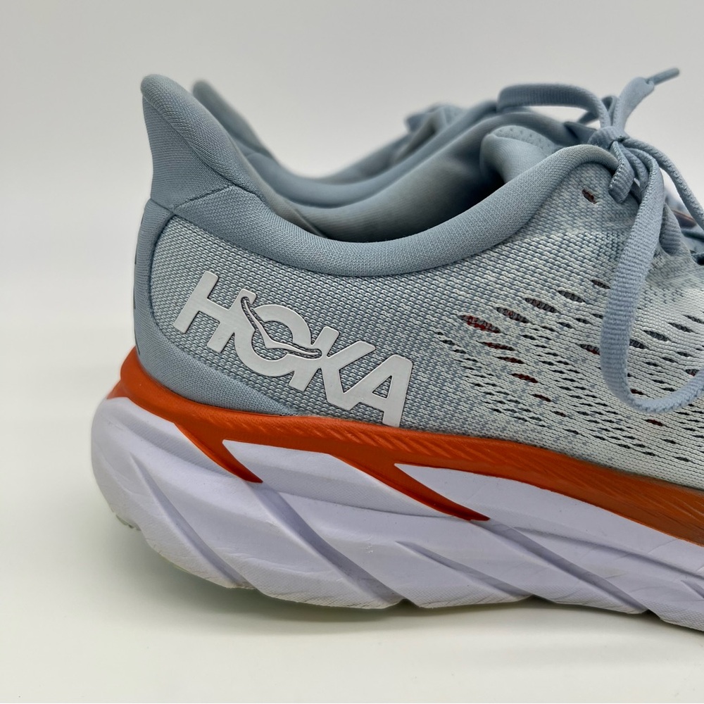 Hoka One Clifton Edge Light Blue Wonen Sneakers Size 8.5B - Picture 7 of 16
